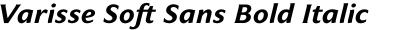 Varisse Soft Sans Bold Italic